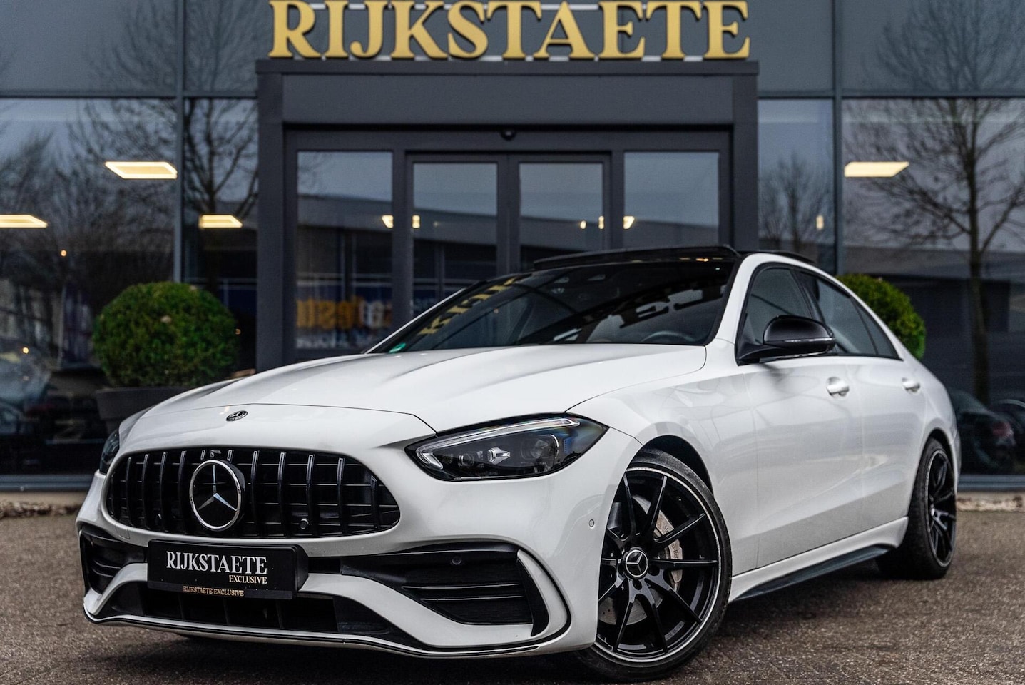 Mercedes-Benz C-klasse - 3004MATIC AMG Line|PANO|BURMESTER|360°|ACC - AutoWereld.nl