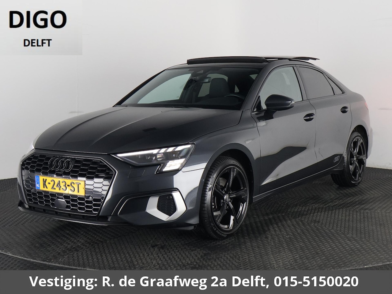 Audi A3 Limousine - 35 TFSI Black Edition One | Schuif-/Kanteldak | Navigatie | Camera | Cruise Control | - AutoWereld.nl