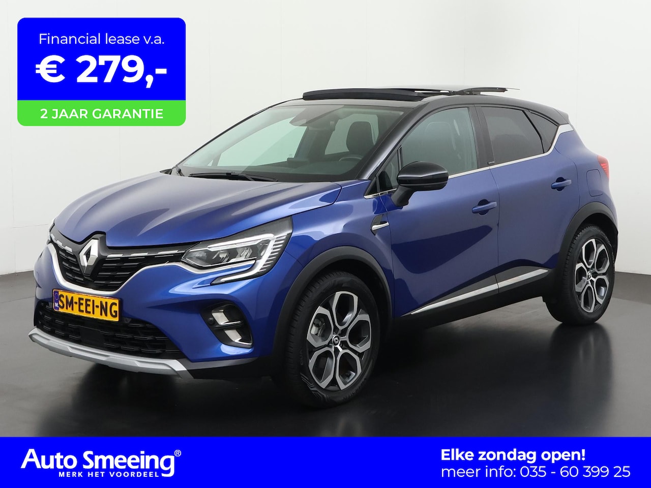 Renault Captur - 1.6 E-Tech Plug-in Hybrid 160 Intens | Panoramadak | Adaptive cruise | Winter pakket | Zon - AutoWereld.nl