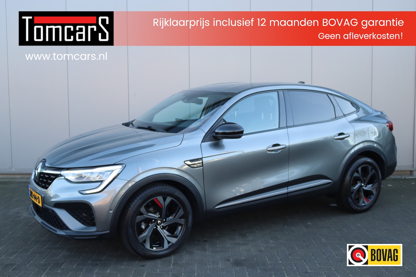 Renault Arkana - 1.3TCE 160PK Mild Hybrid Automaat R.S. line Gr.-navi/Winter-pack/Leder/Keyfree - AutoWereld.nl