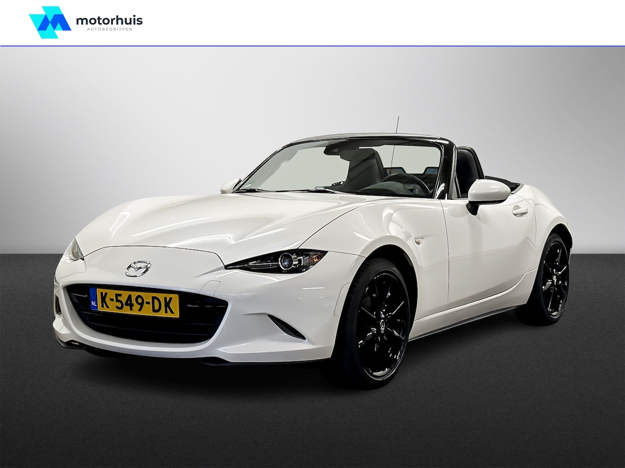 Mazda MX-5 - 1.5 SKYACTIV-G 132PK GT-M BLACK&WHITE NAVI FULL LED CAMERA LEDER PDC NL-AUTO NAP MANUAL - AutoWereld.nl