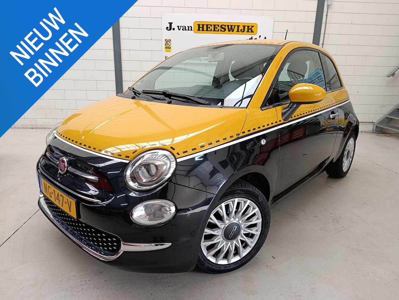 Fiat 500 - 1.2 Lounge AIRCO | NAVI | LMV | CV OP AFSTAND - AutoWereld.nl