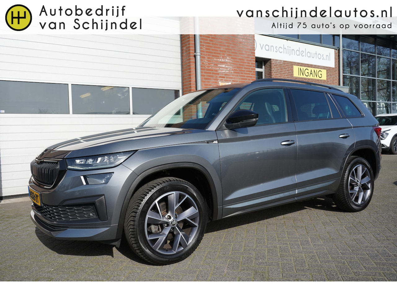 Skoda Kodiaq - 1.5 TSI 150PK SPORTINE BUSINESS FACELIFT ORIGINEEL NEDERLANDS FULL LED ELECTR.TREKHAAK DIG - AutoWereld.nl