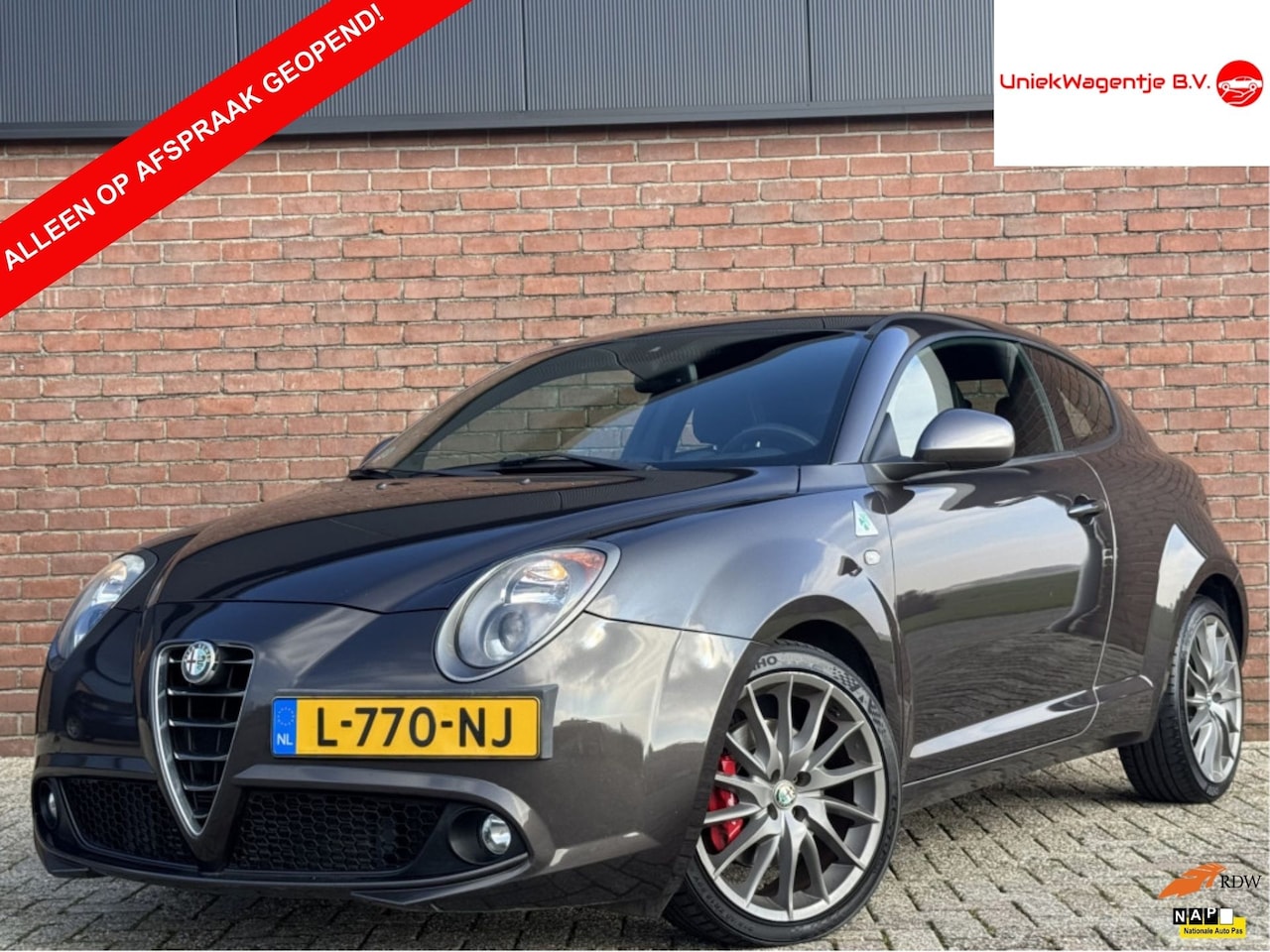 Alfa Romeo MiTo - 1.4T QUADRIFOGLIO VERDE | NAVI! | CRUISE! - AutoWereld.nl
