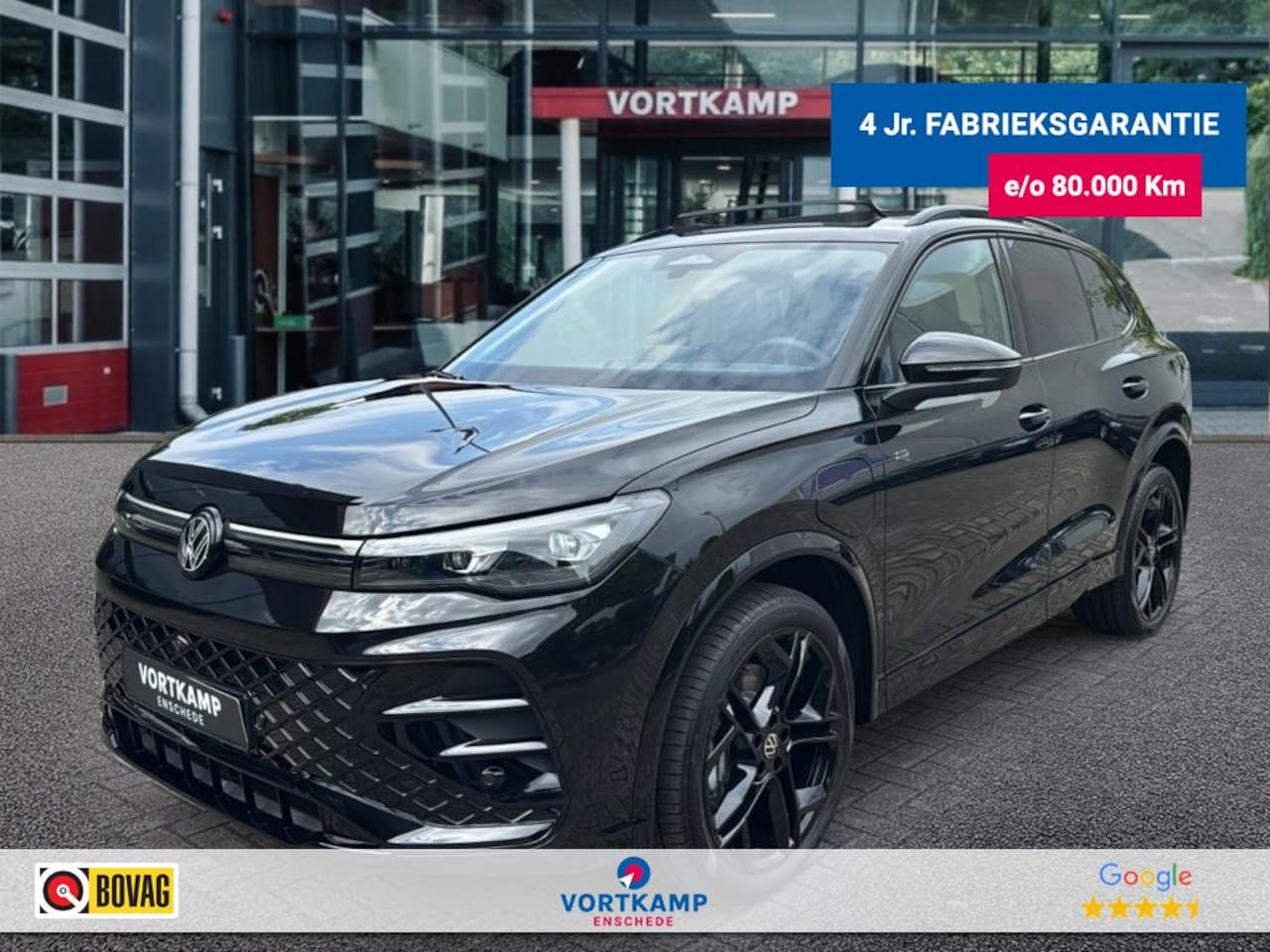 Volkswagen Tiguan - 1.5 TSI e-HYBRID 272 PK R-LINE PANO-DAK/CAMERA/TREKHAAK/HenK/HUD/LEDER/MEMORY - AutoWereld.nl