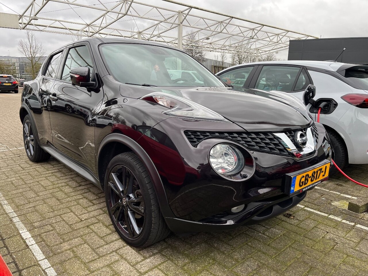 Nissan Juke - 1.2 DIG-T S/S Tekna | Afn. Trekhaak | 1e Eigenaar | Vol-Leder | Stoelverwarming | Navigati - AutoWereld.nl