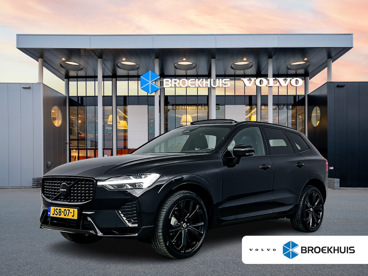 Volvo XC60 - T6 Recharge Plus Black Edition | 21" | Luchtvering | Trekhaak | Panoramadak | Getint Glas - AutoWereld.nl
