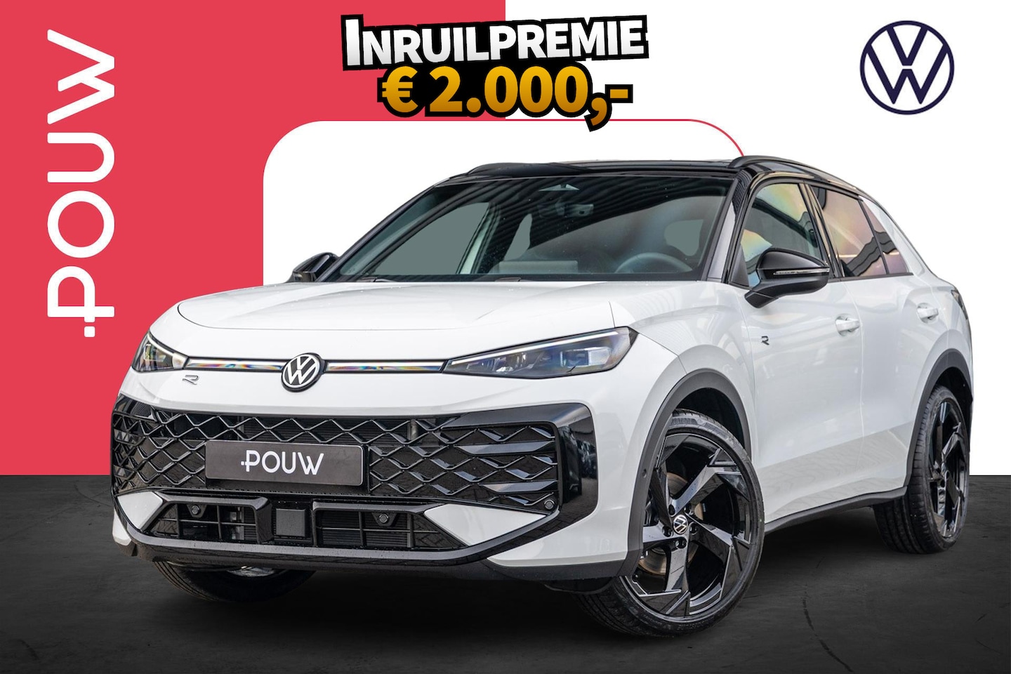 Volkswagen T-Roc - 1.5 eTSI 150pk R-Line First Edition | Black Style Pakket | 20" Velgen - AutoWereld.nl