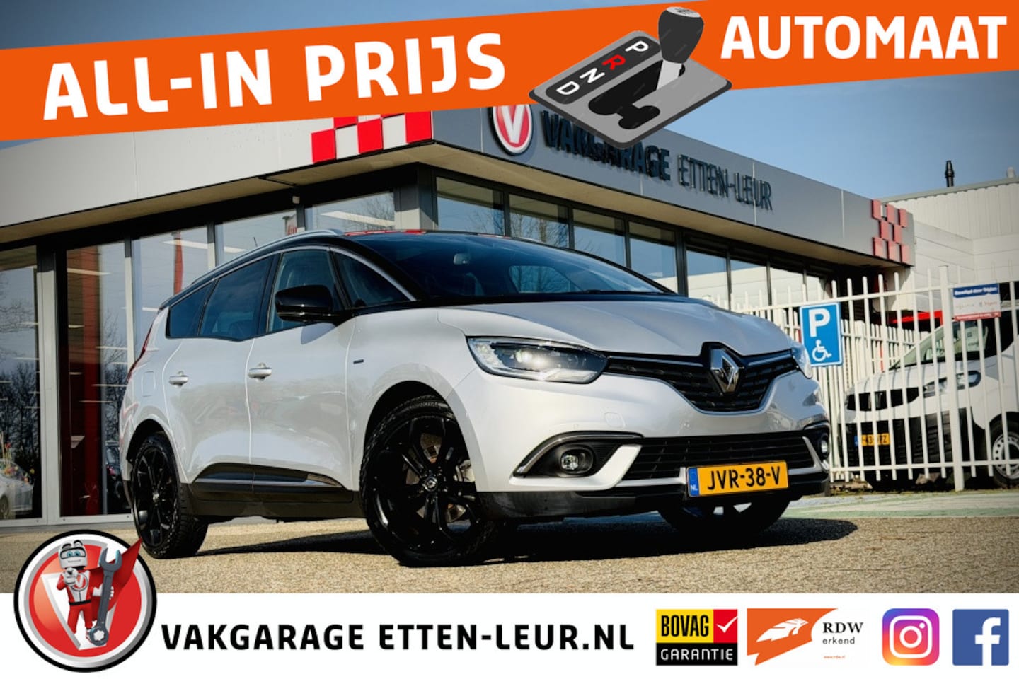 Renault Grand Scénic - 1.3 160PK Black Edition 7 Persoons | PANO | STOELVERWARMING - AutoWereld.nl