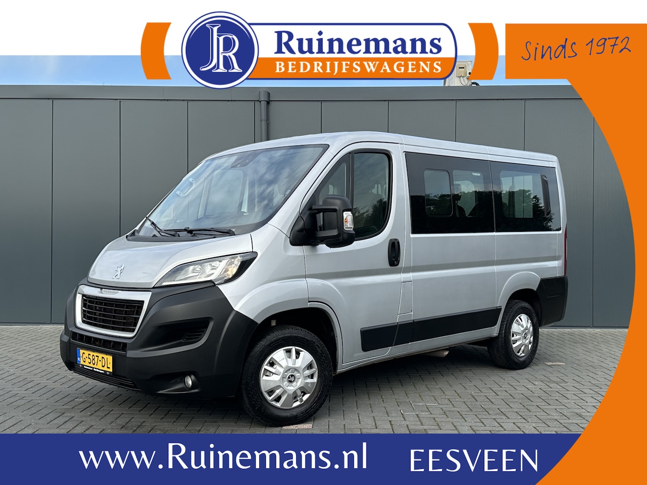 Peugeot Boxer - 2.2 BlueHDI 141 PK / EURO 6 / PRIJS INCL / 1e EIG. / 81.427 !! / 9 PERSOONS / AIRCO / CRUI - AutoWereld.nl