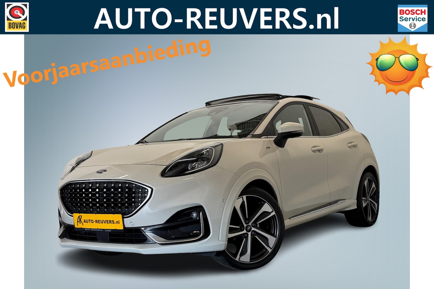 Ford Puma - 1.0 EcoBoost Hybrid ST-Line Vignale / Opendak / Leder / ACC / B&O / Massage - AutoWereld.nl