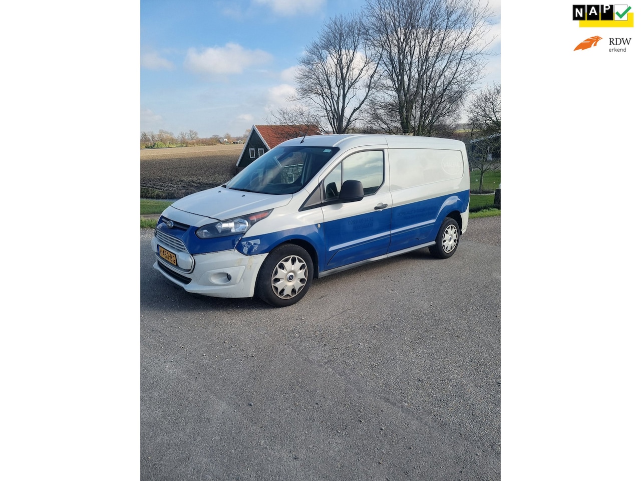 Ford Transit Connect - 1.5 TDCI L2 Airco, Cruise, Euro 6, Let op: geen APK/ Keine TUV. - AutoWereld.nl