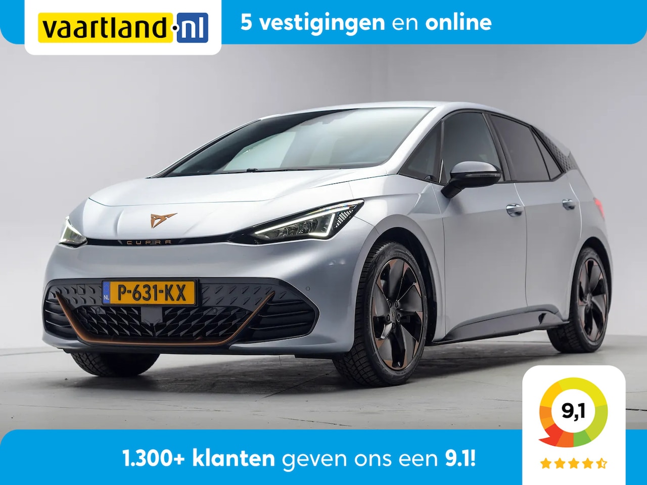 CUPRA Born - Adrenaline One 62 kWh 3-Fase [ LED Navi Camera Apple/Android ] - AutoWereld.nl