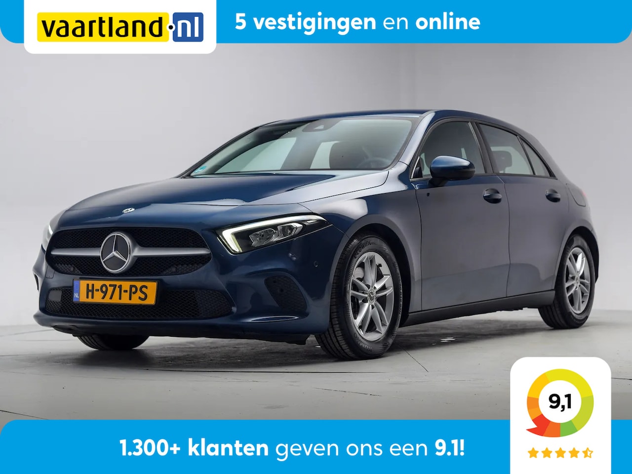 Mercedes-Benz A-klasse - 180 Business Solution Aut. [ LED Widescreen Navi Camera Stoelverwarming ] - AutoWereld.nl