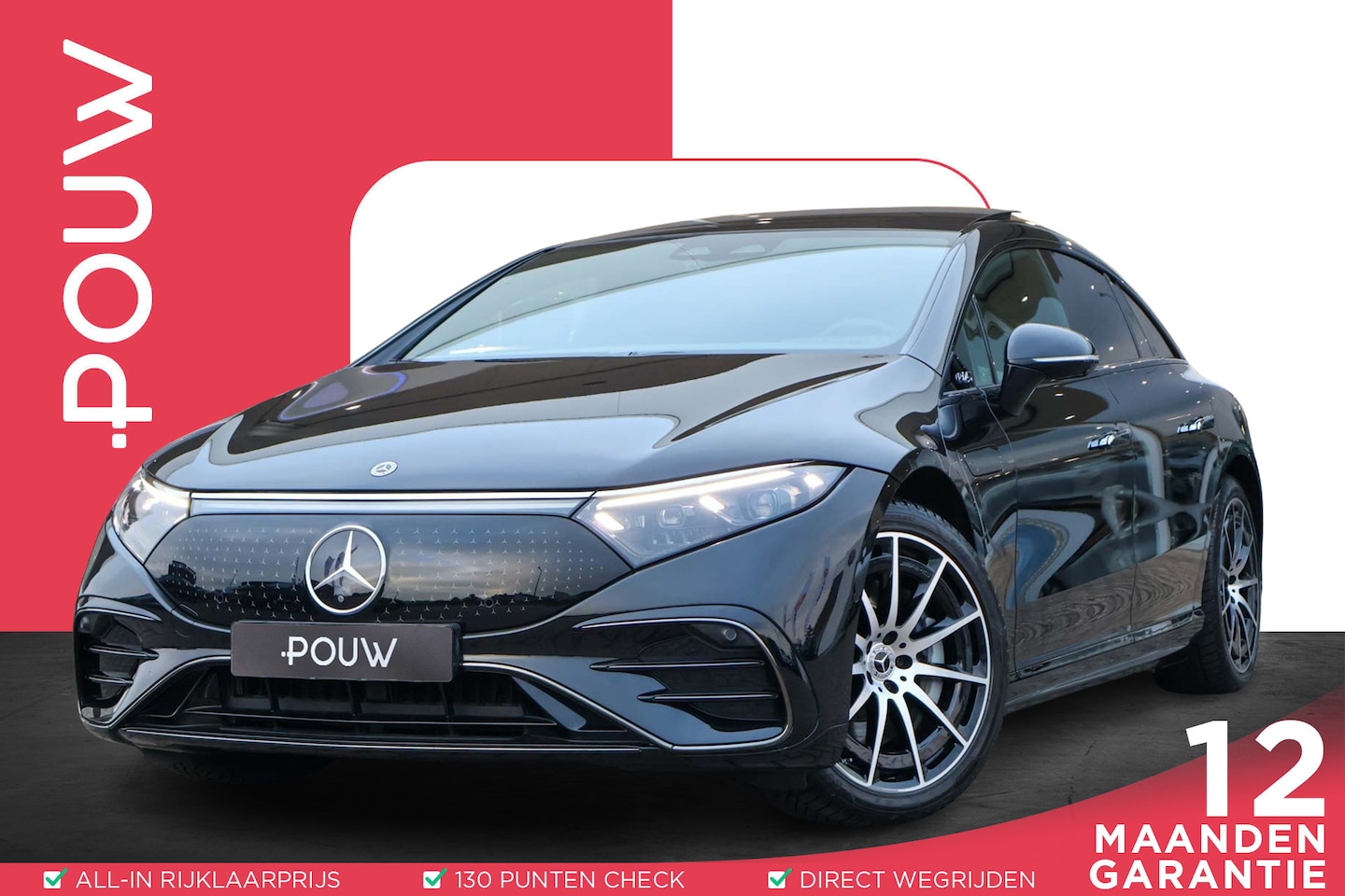 Mercedes-Benz EQS - 450+ 333pk AMG Line 108 kWh | SoH 96% | Burmester | 360° Camera | Memory | Panoramadak | N - AutoWereld.nl