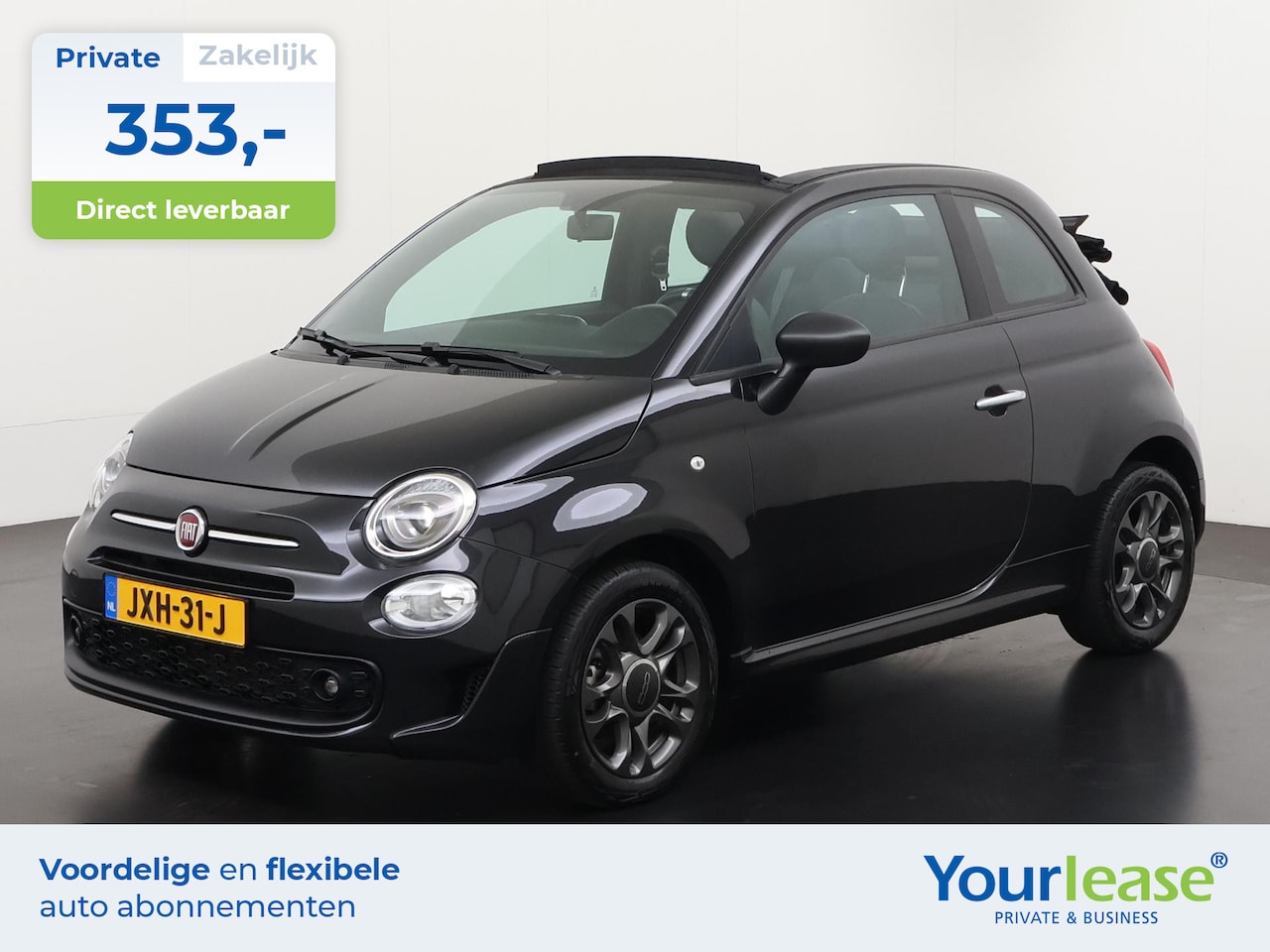 Fiat 500 C - 1.0 Hybrid Dolcevita | All-in 353,- Private Lease | Direct uit voorraad - AutoWereld.nl