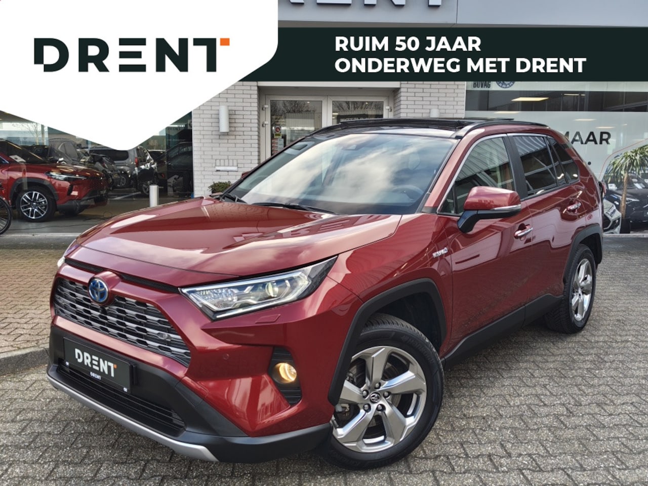 Toyota RAV4 - 2.5 Hybrid AWD Executive |Trekhaak|Leder |JBL|Panodak|Navi - AutoWereld.nl