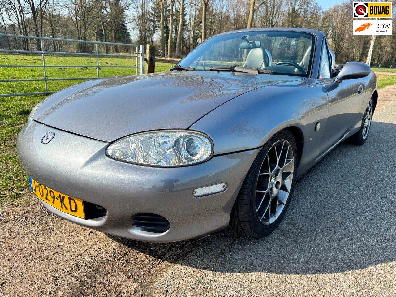 Mazda MX-5 - 1.6i Exclusive top onderhouden met hardtop|sport uitlaat|verlaagd - AutoWereld.nl