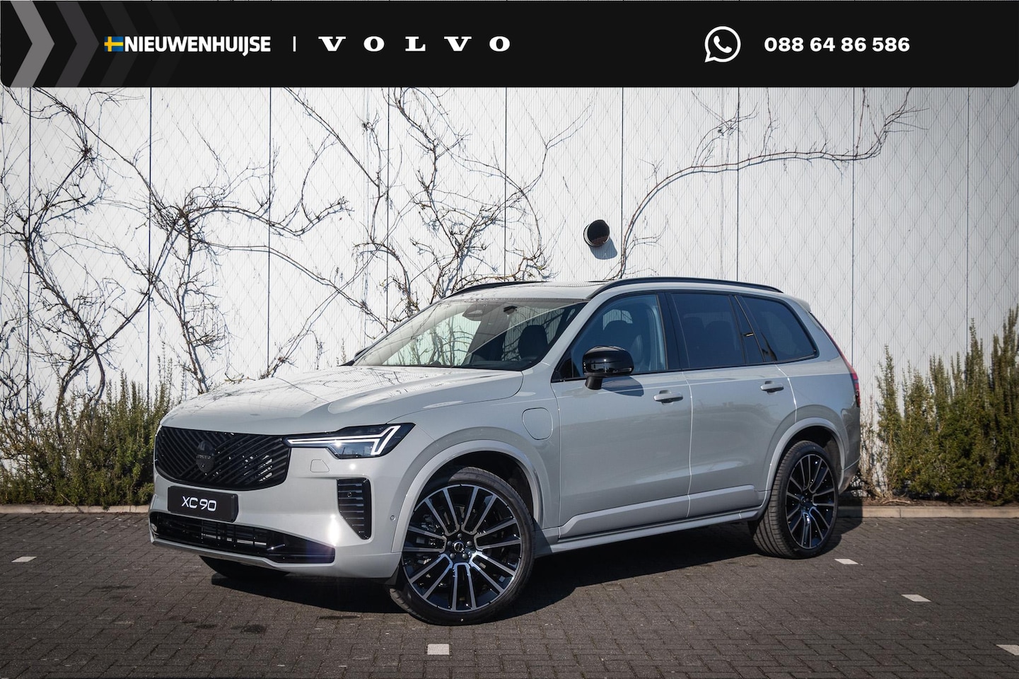 Volvo XC90 - 2.0 T8 Plug-in hybrid AWD Ultra Black Edition | Geventileerd leder | Head-up Display | Sch - AutoWereld.nl