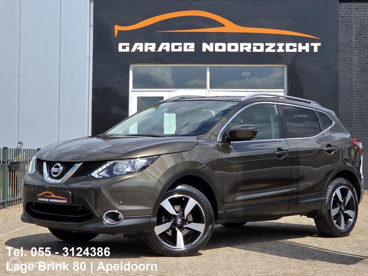 Nissan Qashqai - 1.2 N-Connecta PANORAMADAK|NAVIGATIE|XENON|360' CAMERA|GETINT GLAS|TREKHAAK|DEALER ONDERHO - AutoWereld.nl