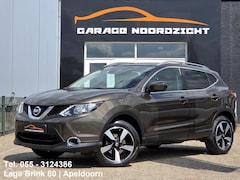 Nissan Qashqai - 1.2 N-Connecta PANORAMADAK|NAVIGATIE|XENON|360' CAMERA|GETINT GLAS|TREKHAAK|DEALER ONDERHO