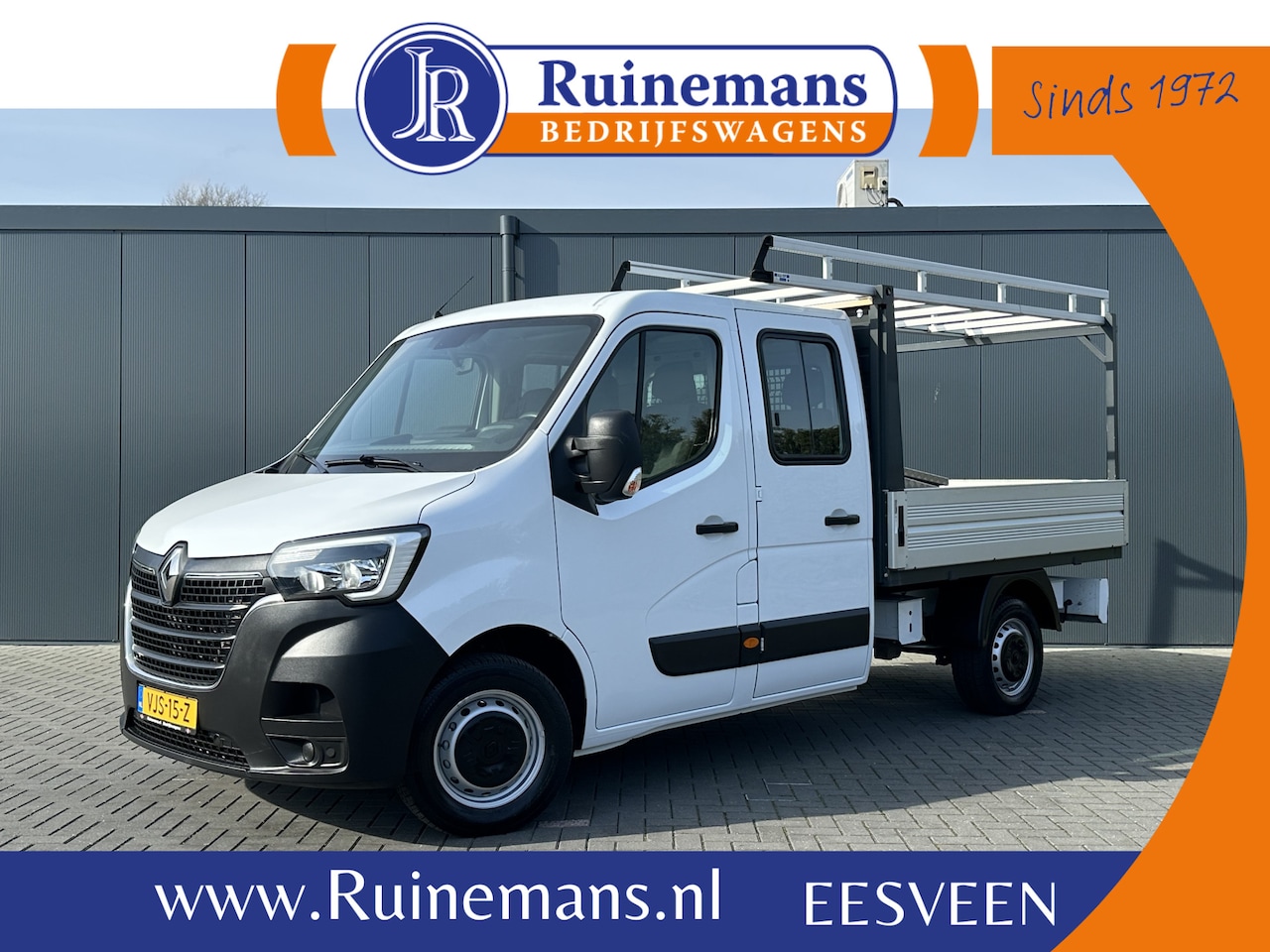 Renault Master - T35 2.3 dCi 135 PK / 1e EIG. / 7 PERSOONS DUBBEL CABINE / UNIEK 14.184 KM !! / TREKHAAK / - AutoWereld.nl