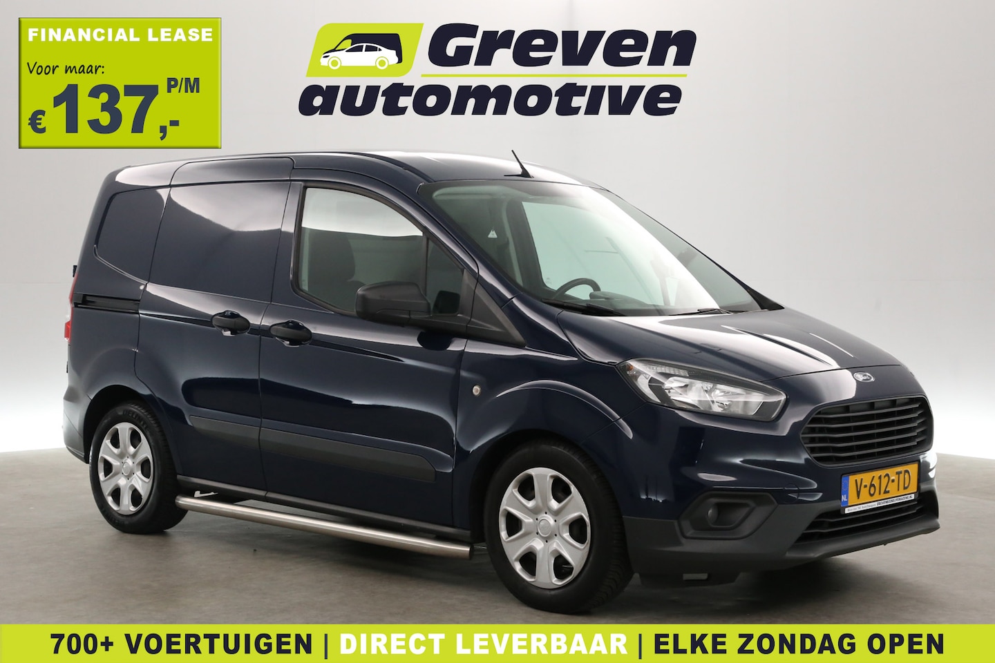 Ford Transit Courier - 1.5 TDCI | Airco | Navi | Trekhaak | Parkeersens. - AutoWereld.nl