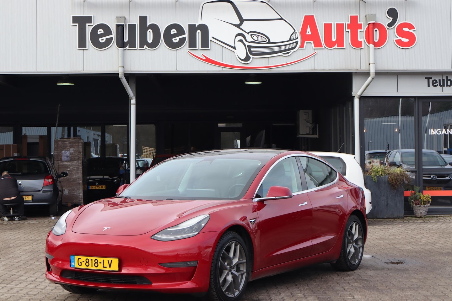 Tesla Model 3 - Long Range RWD Long Range AWD 75 kWh 90% SOH, Cruise control, Navigatie, Camera, Trekhaak - AutoWereld.nl
