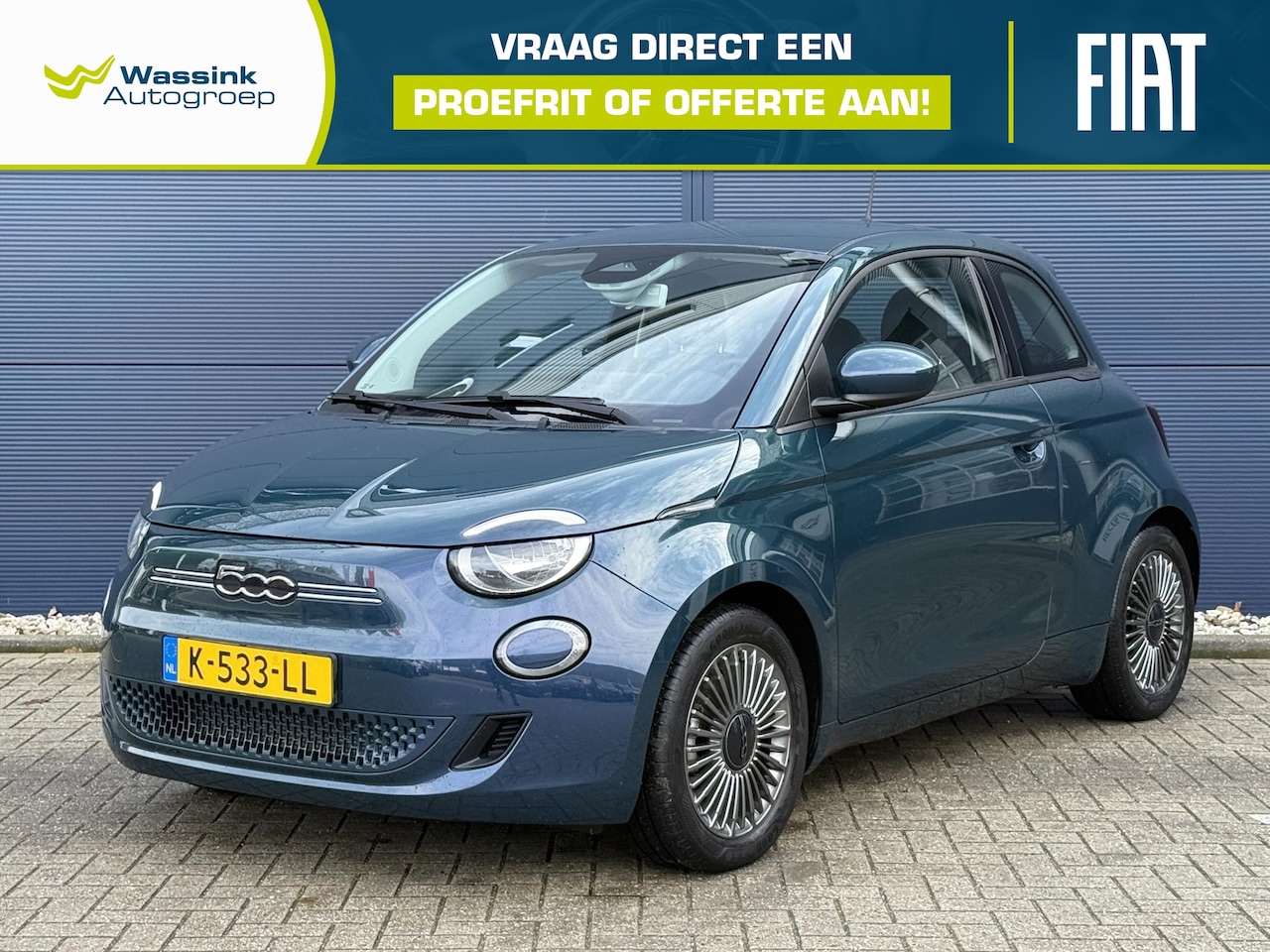 Fiat 500 - 24kWh 70pk Aut Action | Navigatie | Climate Control | Apple Carplay/Android Auto | Cruise - AutoWereld.nl