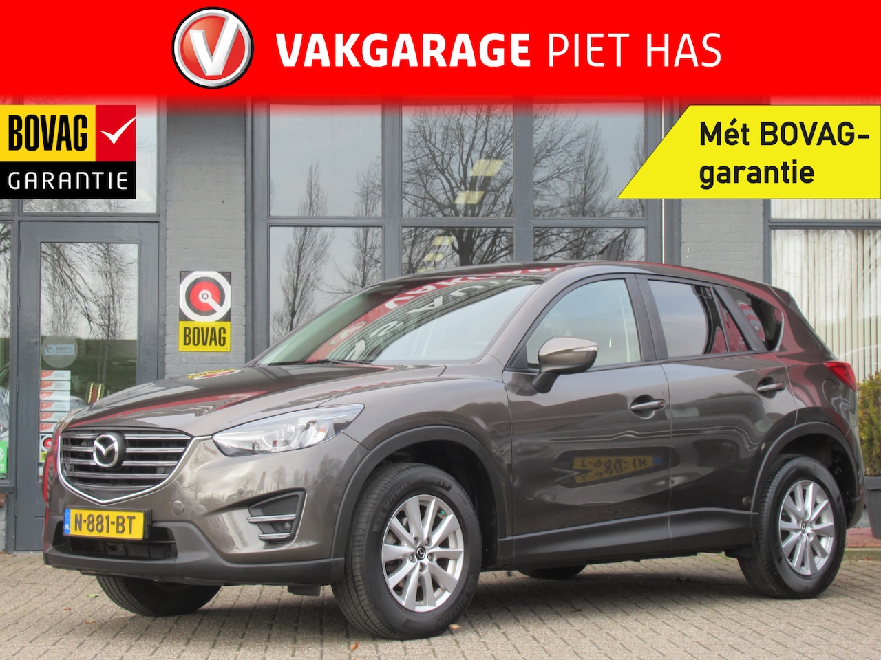 Mazda CX-5 - 2.0 SkyActiv-G 165 TS+ 2WD | Clima-Airco | Navigatie | Trekhaak | Incl. BOVAG Garantie | P - AutoWereld.nl