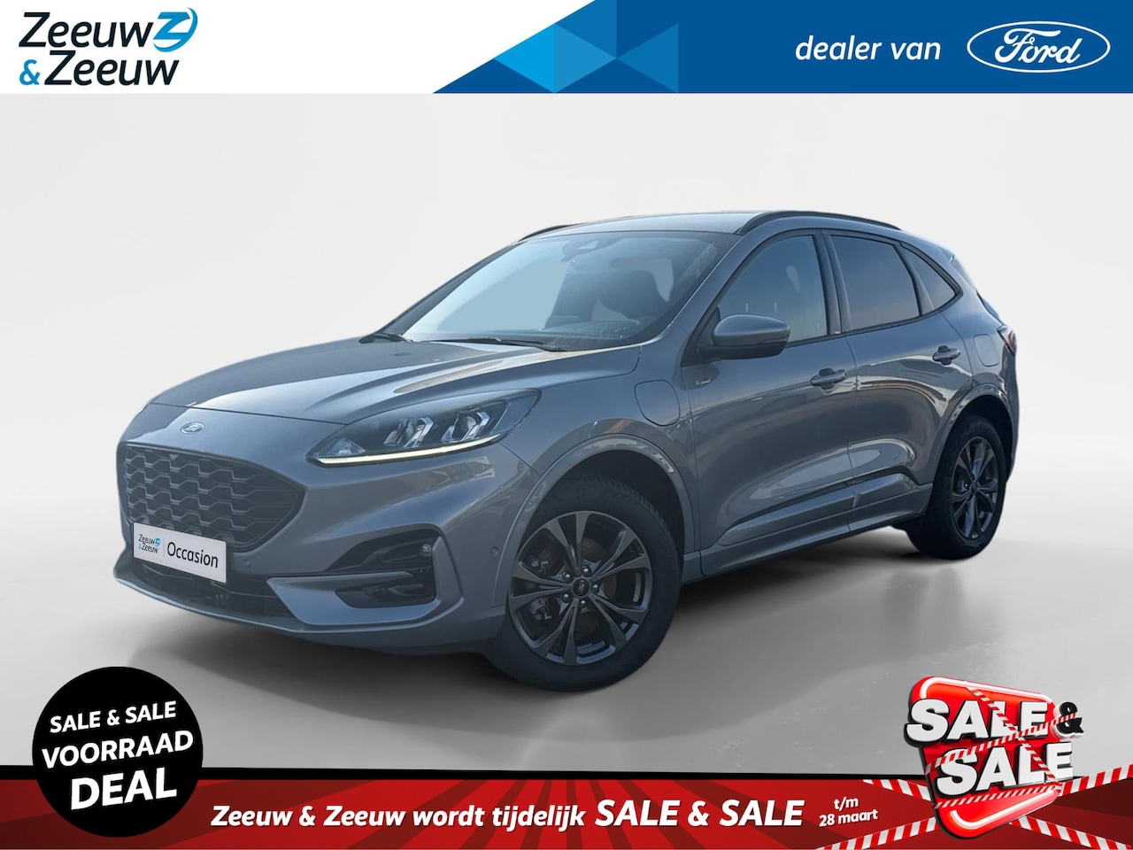 Ford Kuga - 2.5 PHEV ST-Line X |Dodehoek detectie|cruise control adaptief met Stop&Go|Apple Carplay/An - AutoWereld.nl