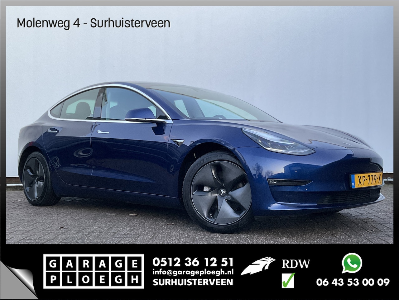 Tesla Model 3 - Long Range RWD Long Range AWD 75 kWh Autopilot Leer Camera Stoelverw DAB NL-Auto! - AutoWereld.nl