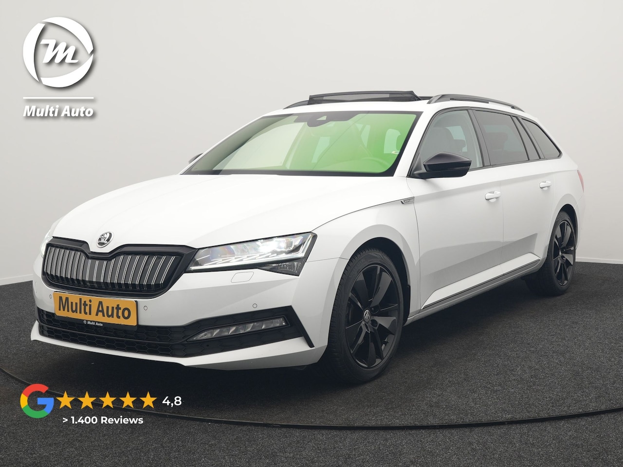 Skoda Superb Combi - 1.4 TSI iV Sportline Business Plug In Hybrid 218pk PHEV | Panodak | Adaptive Cruise | Came - AutoWereld.nl