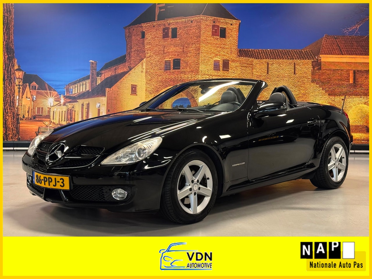 Mercedes-Benz SLK-klasse - 200 K. Automaat Leer Xenon Airscarf - AutoWereld.nl