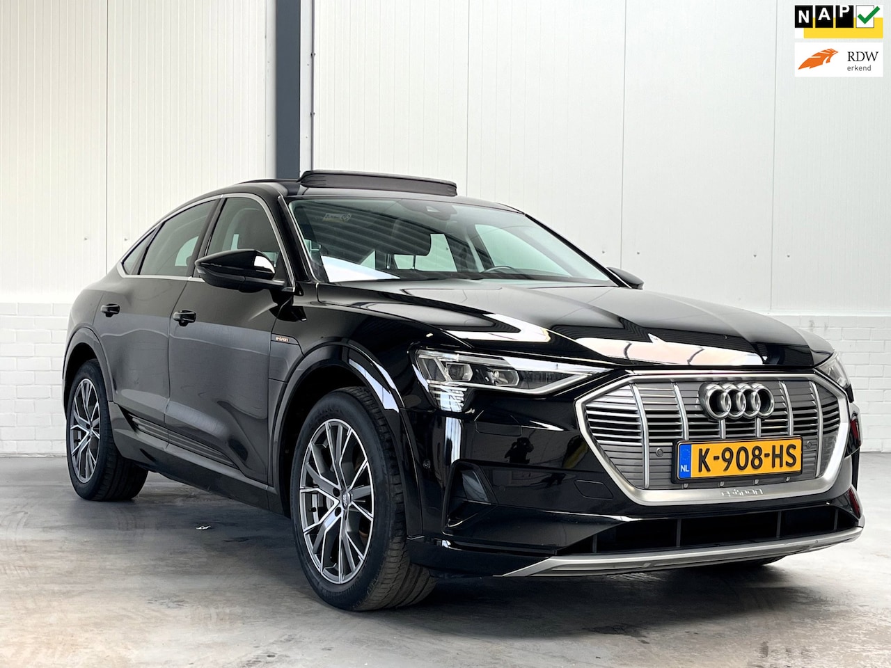Audi e-tron Sportback - 50 quattro edition Plus 71 kWh SoH 100%|Pano|Luchtvering|Camera|1e Eigenaar - AutoWereld.nl