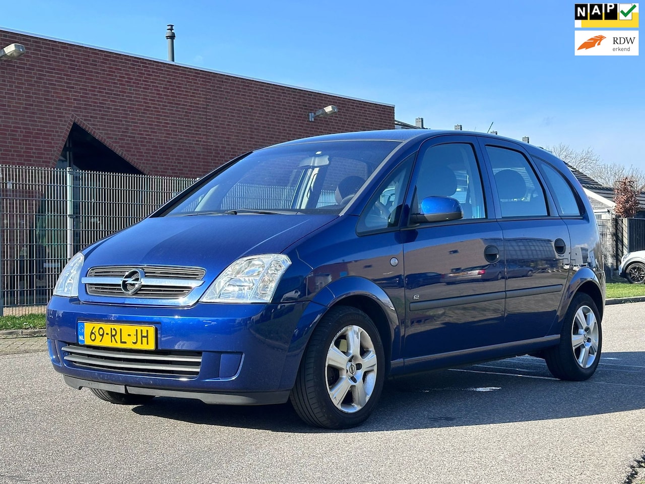 Opel Meriva - 1.6-16V Maxx Cool Clima*22-11-2026 APK*NAP*Parkeersensoren*LM velgen* - AutoWereld.nl