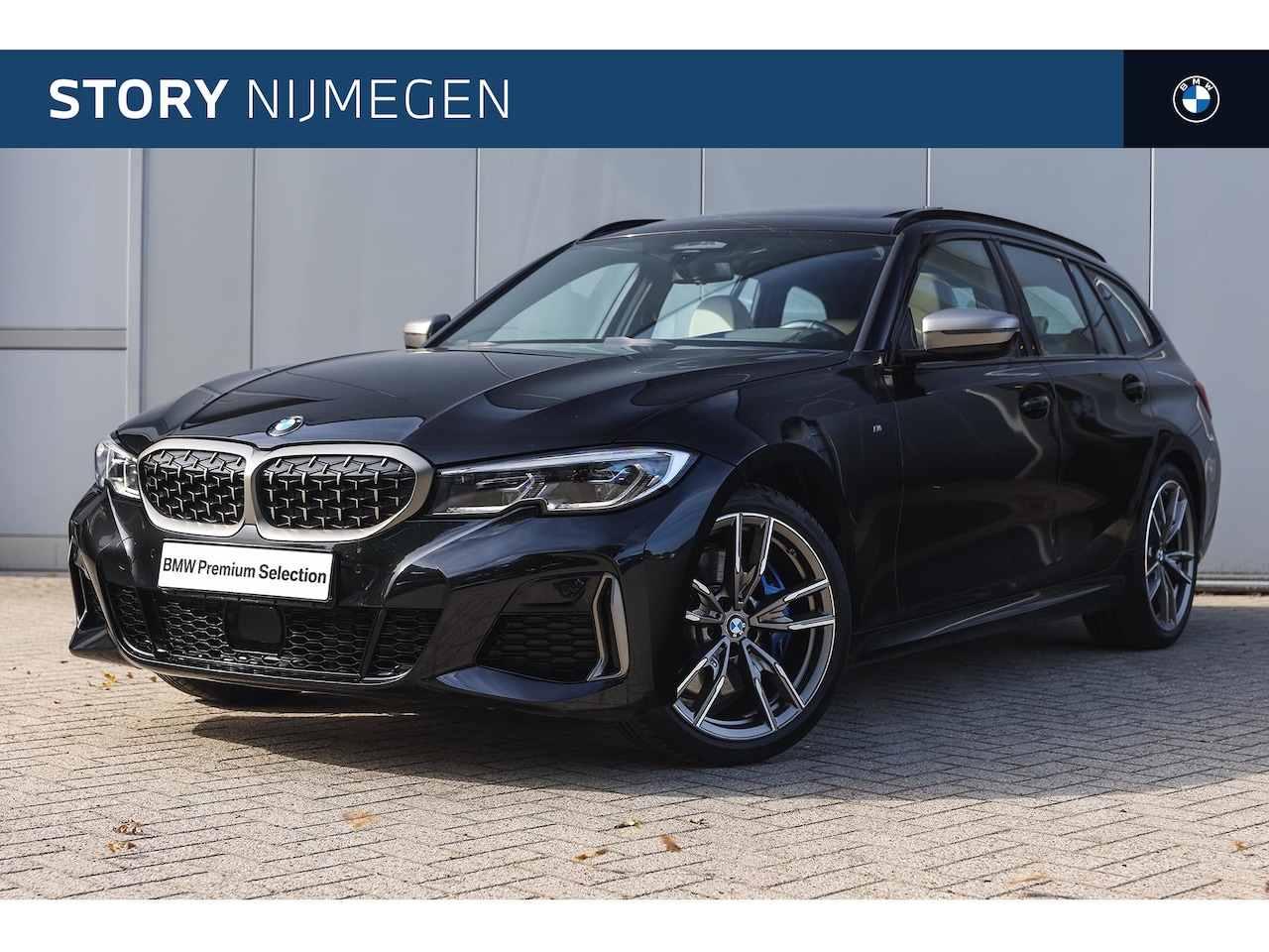 BMW 3-serie Touring - M340i xDrive High Executive Automaat / Panoramadak / Trekhaak / Sportstoelen / Laserlight - AutoWereld.nl