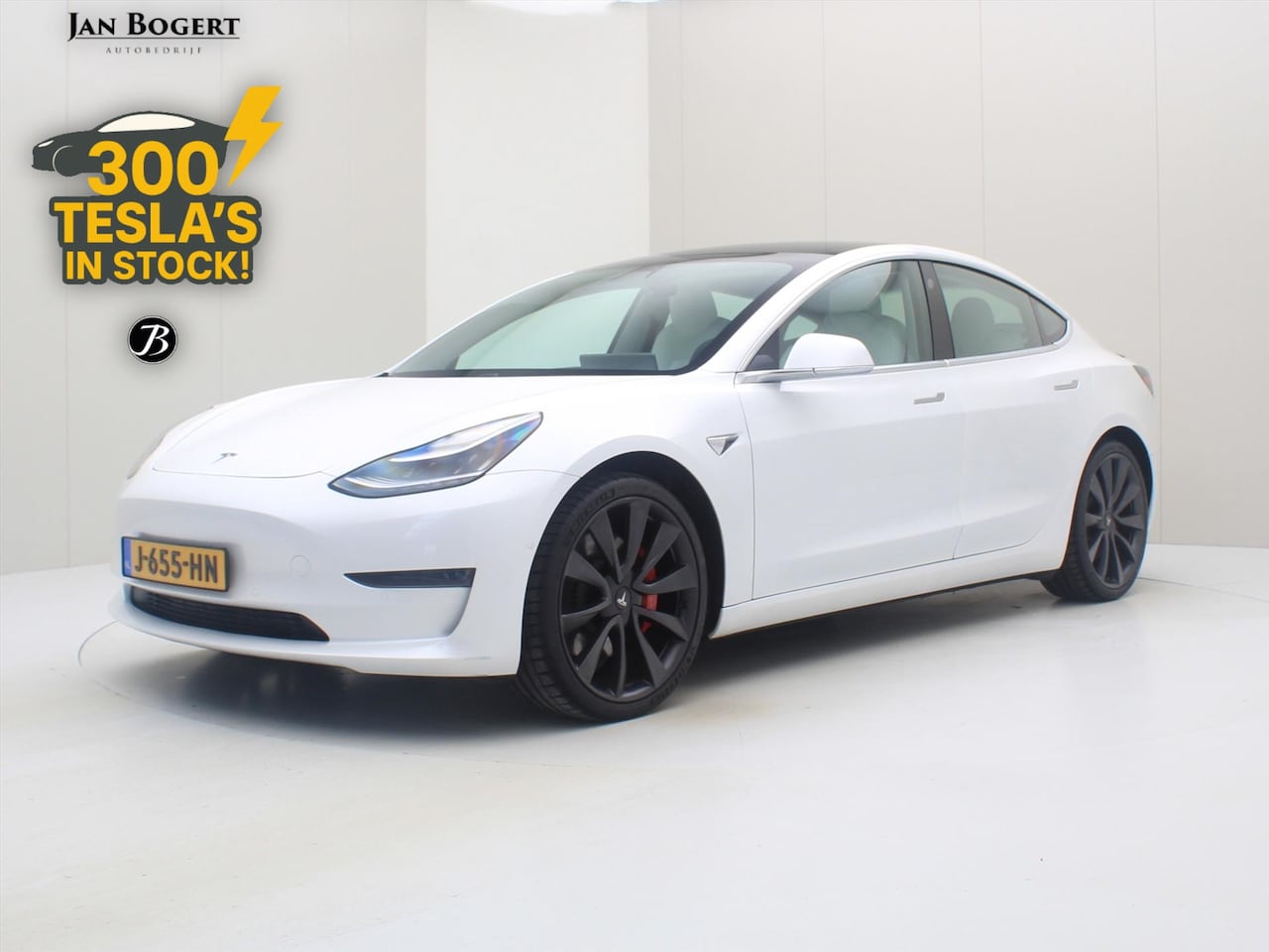 Tesla Model 3 - Performance AWD 486pk 75 kWh [ WIT LEDER+AUTOPILOT+530KM WLTP+PREMIUM AUDIO ] - AutoWereld.nl