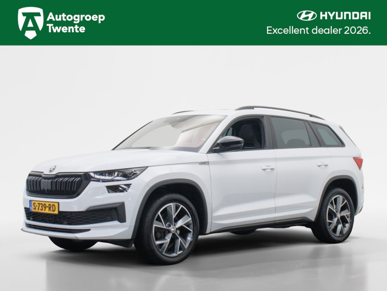 Skoda Kodiaq - 1.5 TSI Sport Business 7p Automaat | Leder-pakket | LED matrix | - AutoWereld.nl