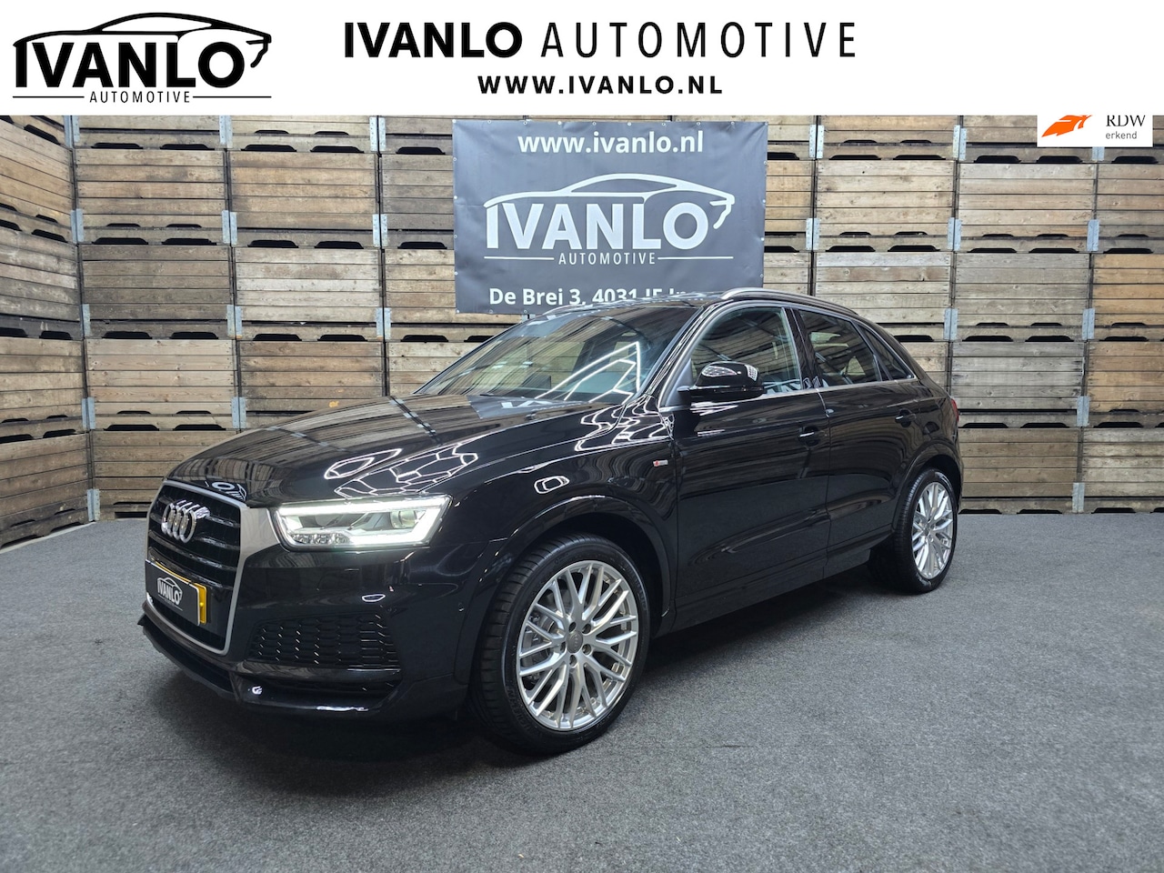 Audi Q3 - 1.4 TFSI CoD Sport S Line Edition Pano LED PDC Navi Clima Trekhaak 19"LM - AutoWereld.nl