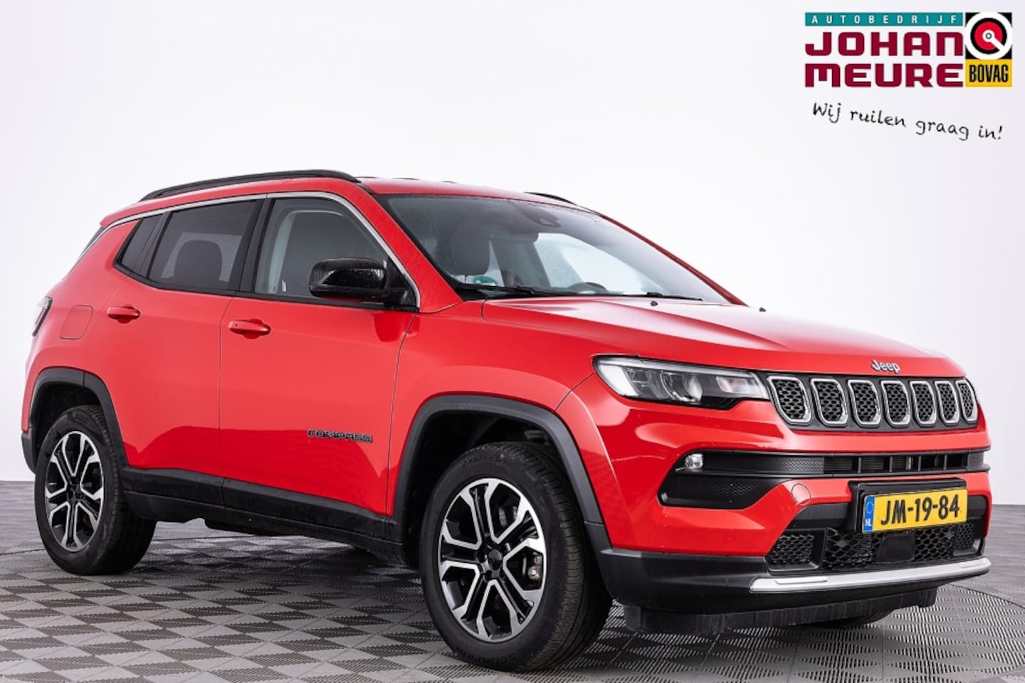 Jeep Compass - 4 x e 240 Plug-in Hybrid Limited | Half LEDER | ECC | VELGEN - AutoWereld.nl