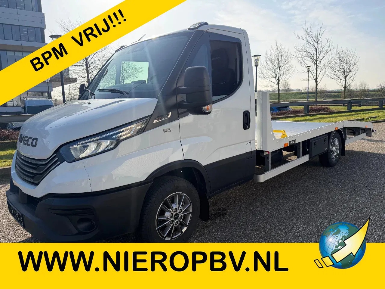 Iveco Daily - 35S18 Auto/Machine Transport Oprijwagen Automaat Airco Cruisecontrol Trekhaak BPM VRIJ - AutoWereld.nl