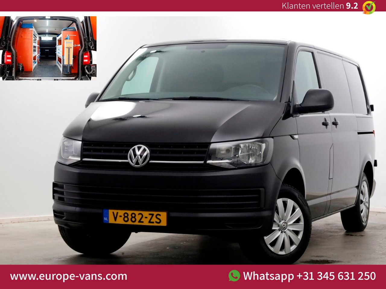 Volkswagen Transporter - 2.0 TDI 102pk L1H1 2x Schuifdeur/ISortimo inrichting 06-2019 - AutoWereld.nl
