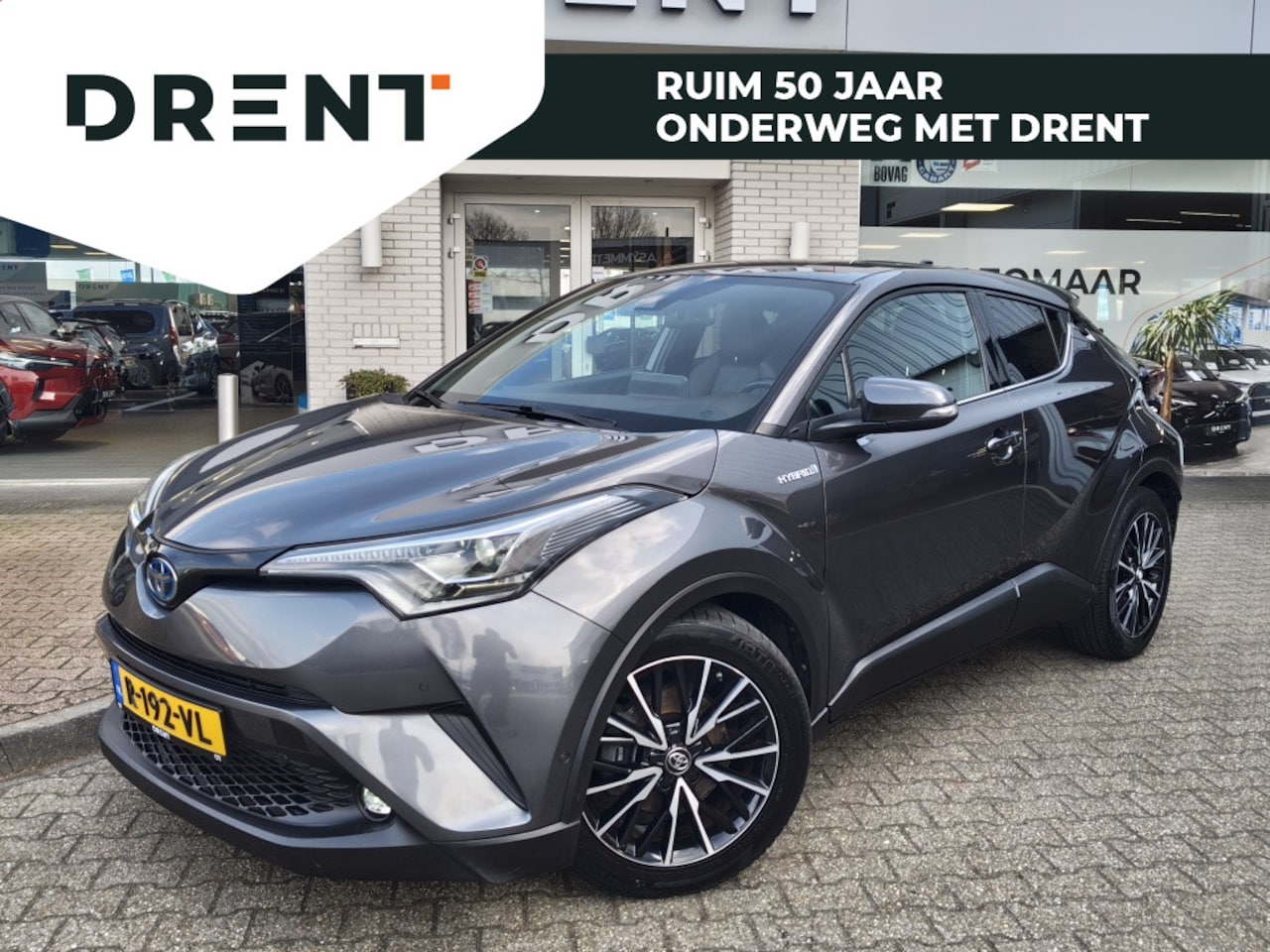 Toyota C-HR - 1.8 Hybrid Executive | Navi | Sensoren v/a | Half Leder | Stoelv - AutoWereld.nl