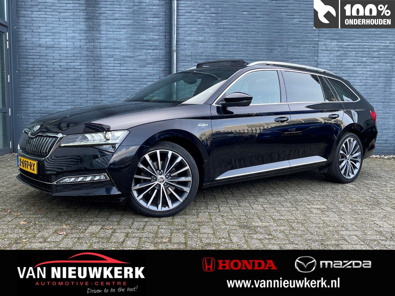 Skoda Superb Combi - 1.4 TSI Plug-in Hybrid 217pk Automaat Laurin & Klement | Elekt Panoramisch schuif/kantelda - AutoWereld.nl