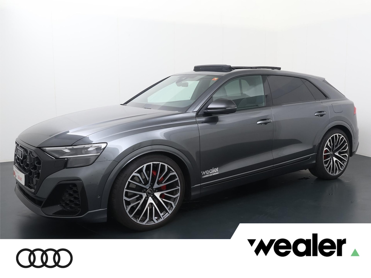 Audi Q8 - Pro Line S 55 TFSI e quattro tiptronic | Bang & Olufsen premium | Ledinstaplicht logoproje - AutoWereld.nl