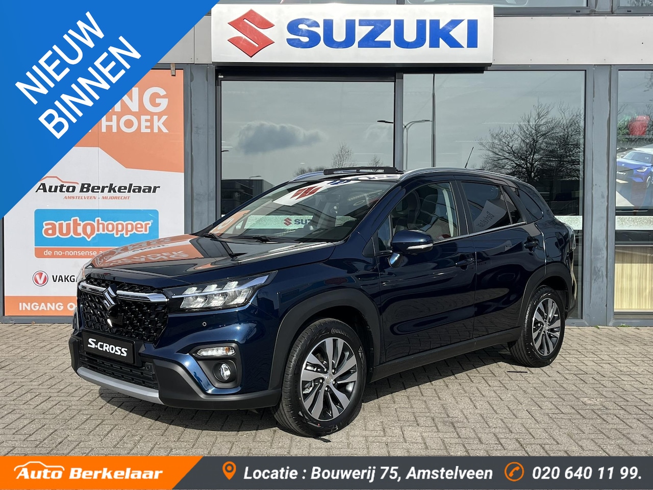 Suzuki S-Cross - 1.4 Boosterjet Select Smart Hybrid Nieuw, Rijklaar, inclusief Metallic voor € 32.199,= ! - AutoWereld.nl