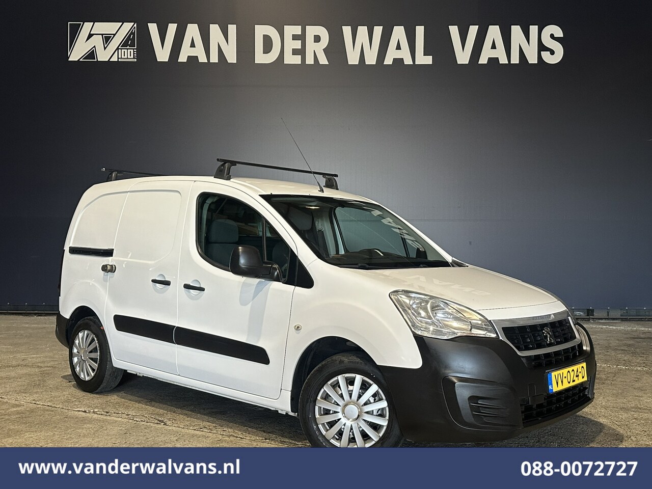 Peugeot Partner - 1.6 BlueHDi Euro6 Airco | Cruisecontrol | Trekhaak | Dakdragers | Zijdeur Bluetooth telefo - AutoWereld.nl