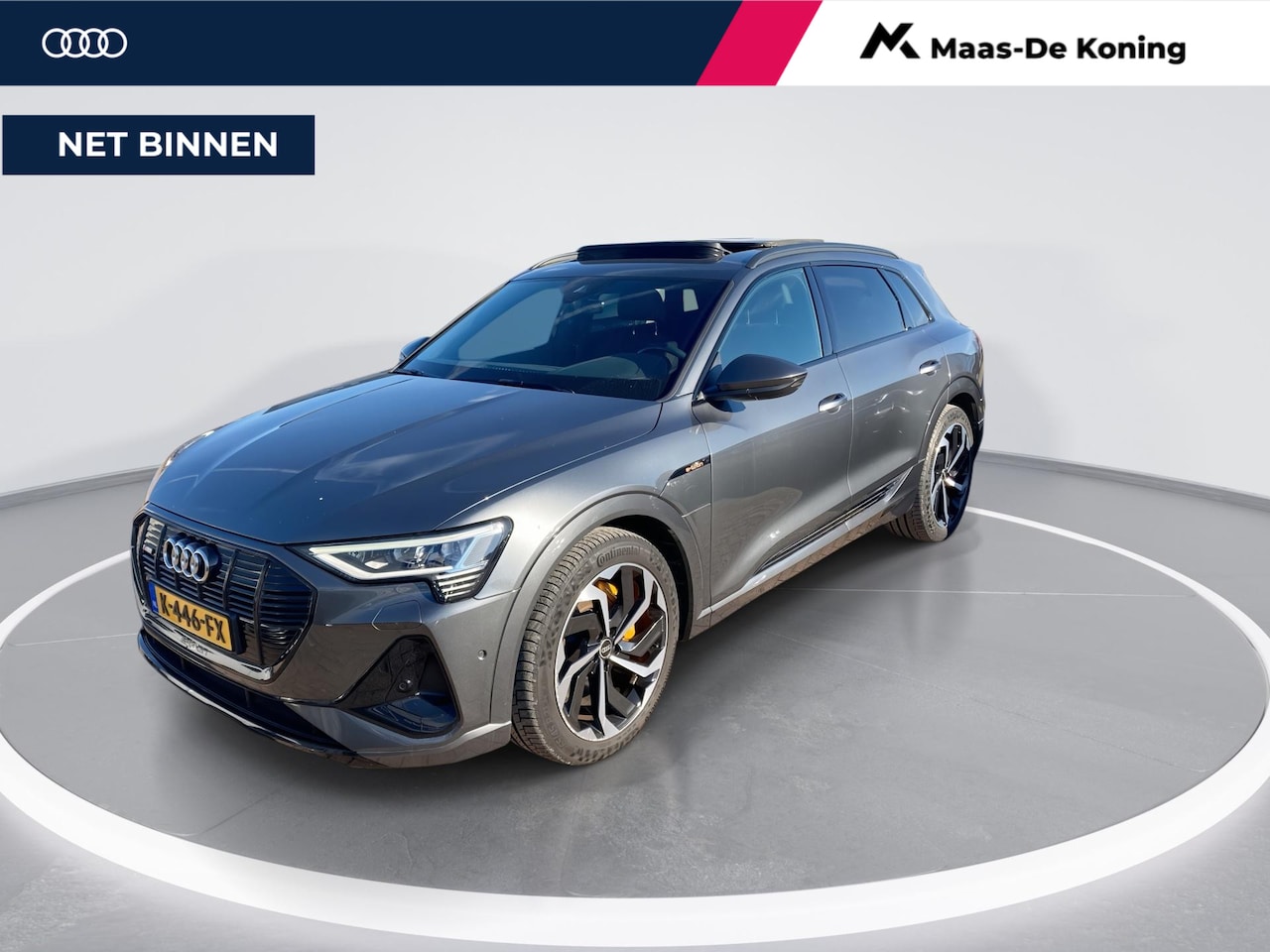 Audi e-tron - 50 quattro S edition 71 kWh · Panoramadak · Elek. Voorstoelen + Geheugen · Apple/Android C - AutoWereld.nl