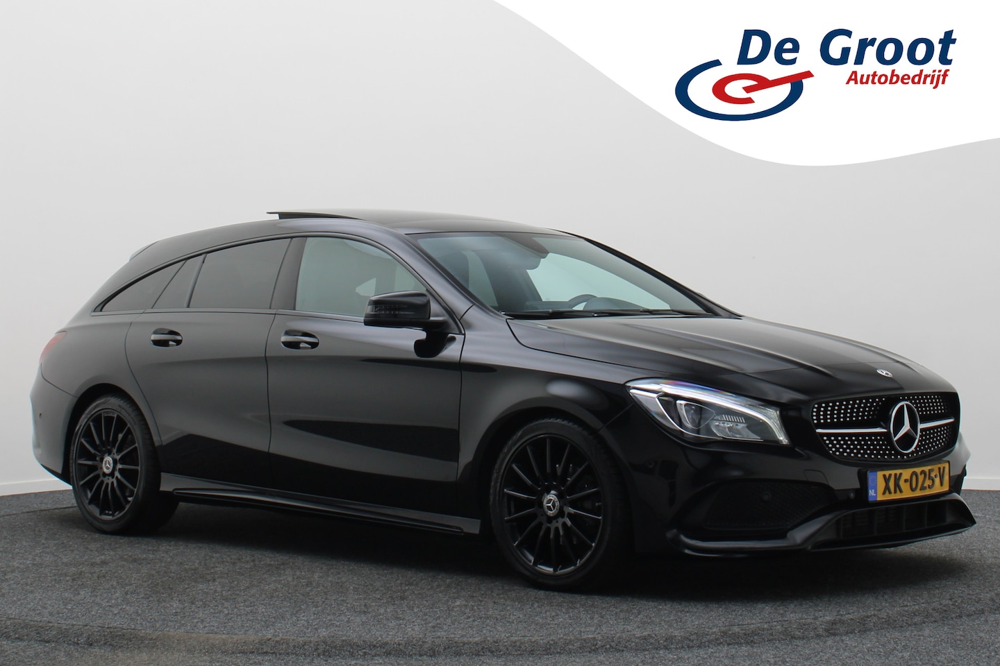 Mercedes-Benz CLA-klasse Shooting Brake - 180 Business Solution AMG Night Upgrade Automaat Panoramadak, LED, Camera, Navigatie, Stoe - AutoWereld.nl